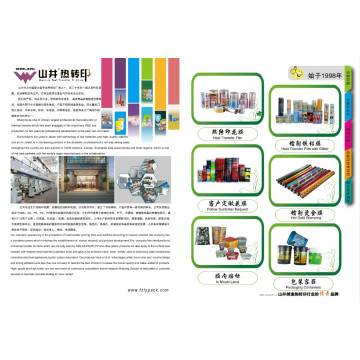 Heat Transfer Film and Machine for Plastic